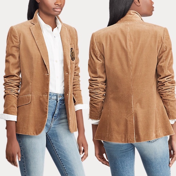 Ralph Lauren Bullion-Patch Corduroy Blazer - Picture 3 of 9
